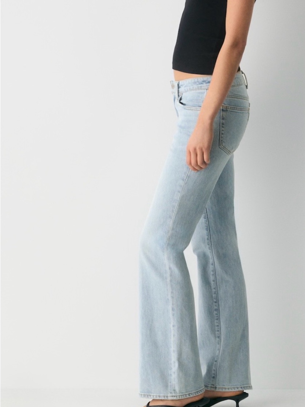 Aritzia Denim Forum low waist bootcut jeans